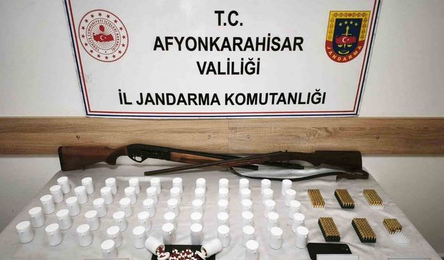 Afyonkarahisar'da Jandarmadan Yasaklı Madde Operasyonu
