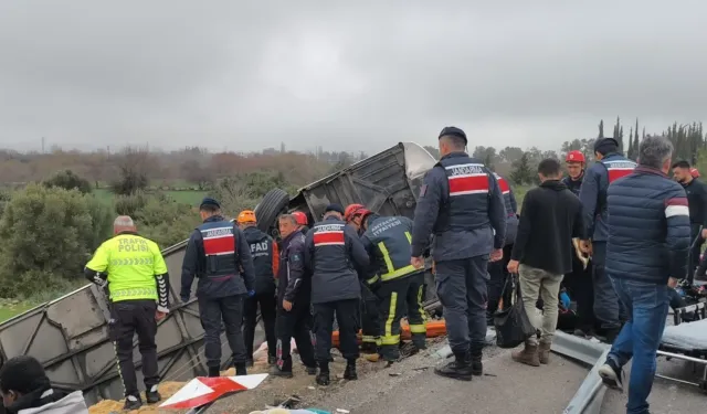 Antalya'da Yolcu Otobüsü Devrildi: 8 Ölü, 26 Yaralı