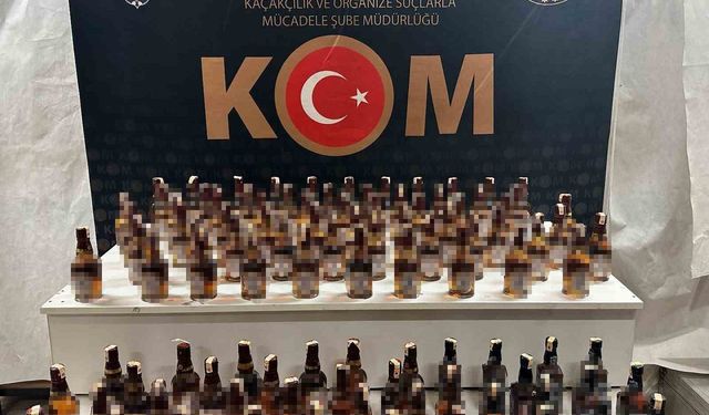 Eskişehir Polisi Kaçak Alkol Operasyonu Yaptı