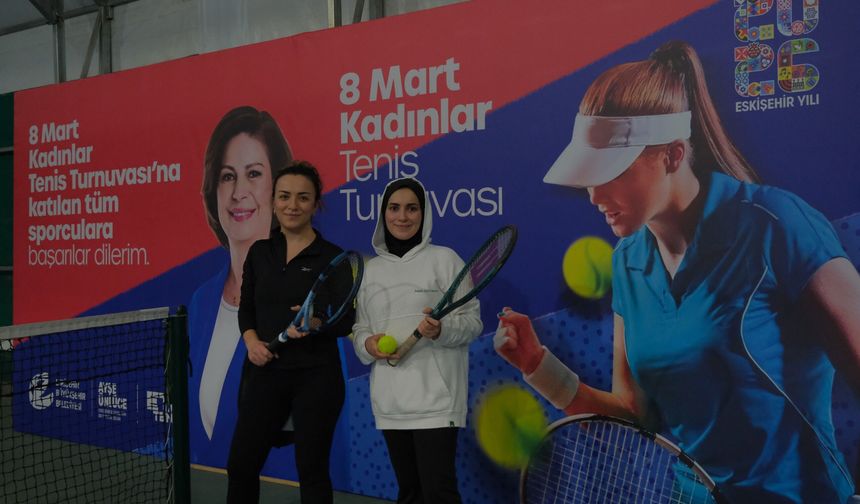 8 Mart’a Özel Tenis Turnuvası Başladı