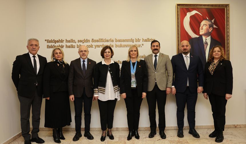 CHP heyetinden Başkan Ünlüce’ye Eskişehir ziyareti