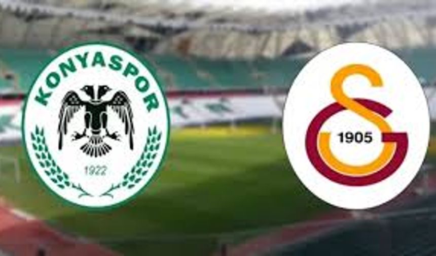 Galatasaray Konyaspor CANLI nereden izlenir? Galatasaray Konyaspor maçı hangi kanalda, nereden canlı izlenir?