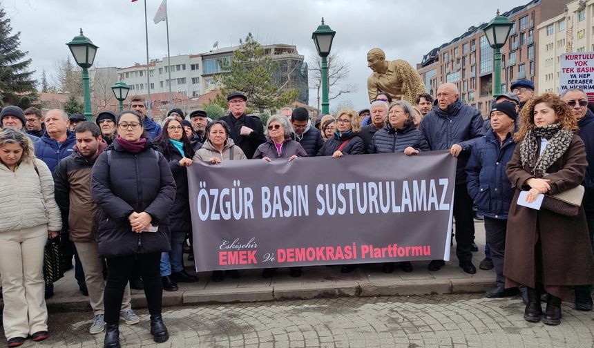 Eskişehir’de Basın Özgürlüğü Eylemi