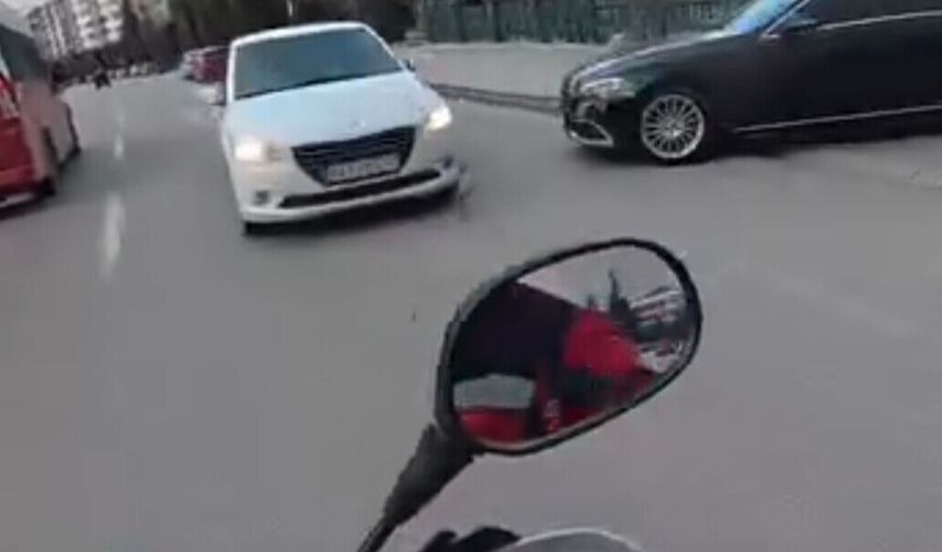 Eskişehir’de Ters Yön Skandalı! Trafiği Tehlikeye Soktu