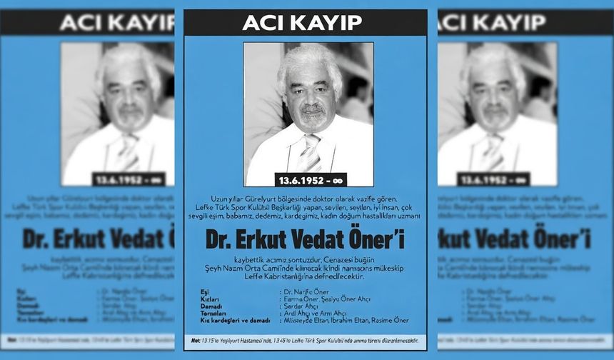Dr. Erkut Vedat Öner Kimdir, Ölüm Sebebi Nedir, Neden Öldü?