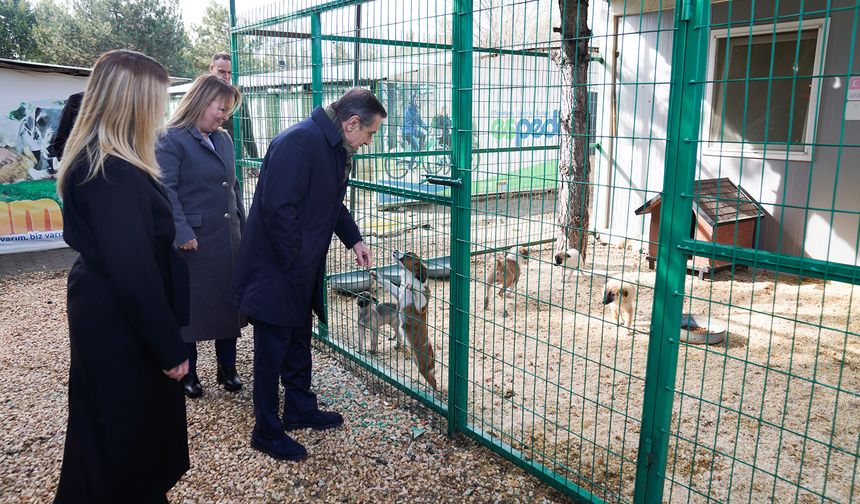 Başkan Ataç Doğal Yaşam Merkezi’ni ziyaret etti