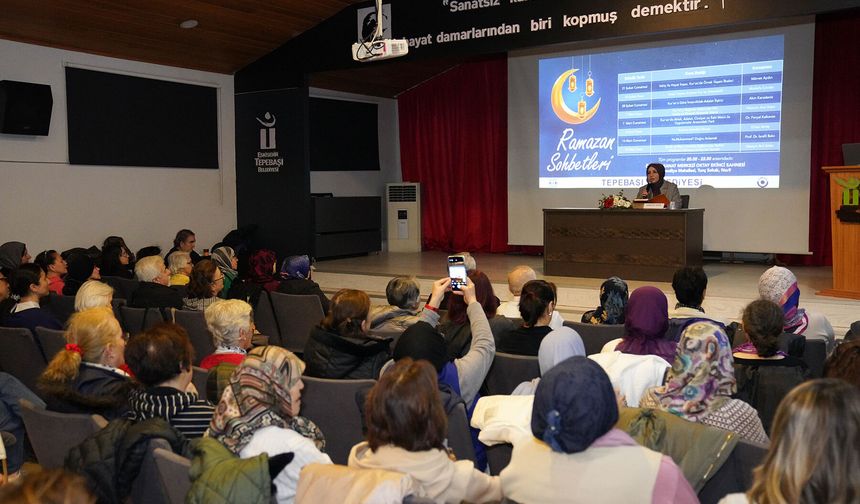 Tepebaşı’nda Ramazan Sohbetleri Başladı