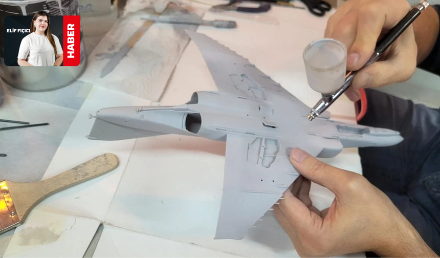 Model Uçak Tutkusu Atölyede Hayat Buldu