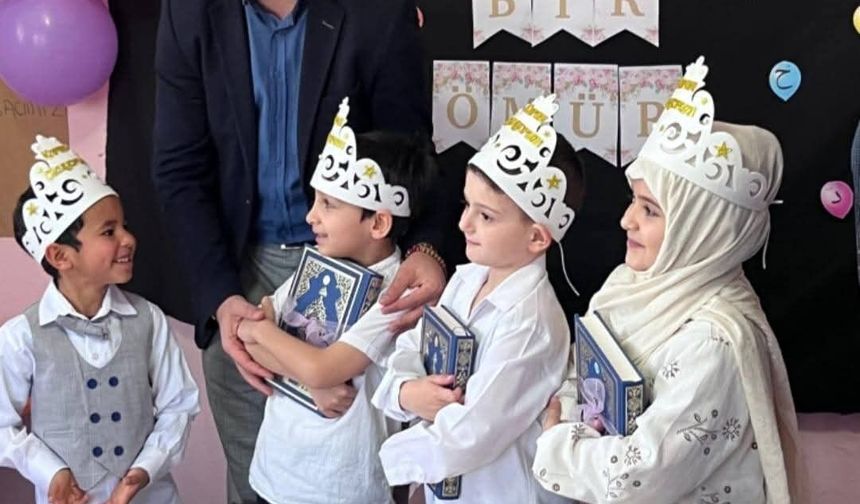 4-6 Yaş Kur’an Kursu Öğrencileri Kur’an-I Kerim’e Geçti