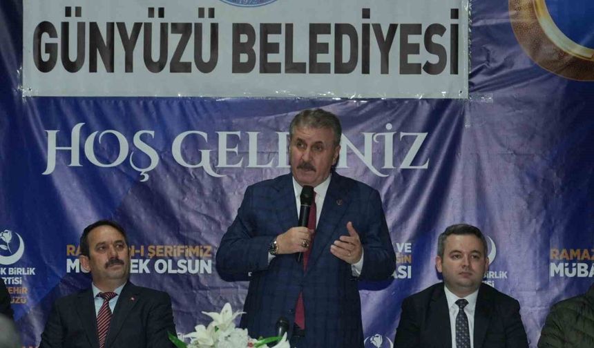 BBP Genel Başkanı Destici: 'Türkiye güçlü olmak zorunda'