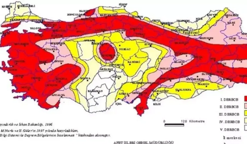 Denizli'den fay hattı geçiyor mu? Denizli deprem bölgesi mi, kaçıncı derece deprem bölgesi?