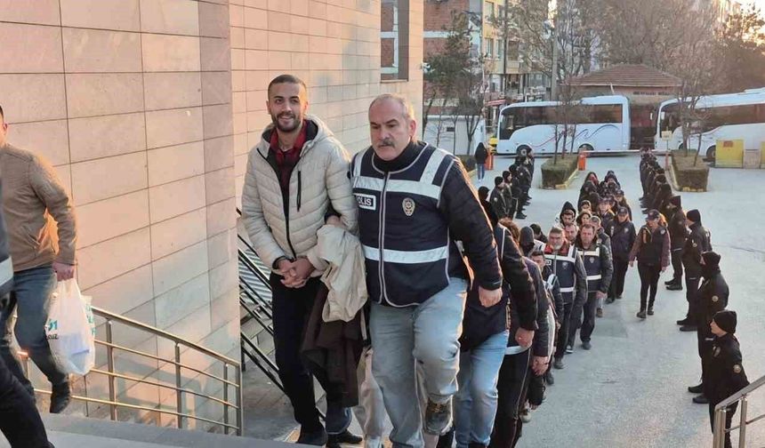 Eskişehir Merkezli Dev Operasyon: 58 Gözaltı