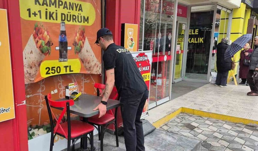 Eskişehir’de Dürüm Hırsızlığı Kameralardan Kaçmadı