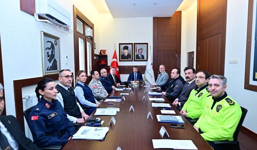 Eskişehir’in Güvenliği Vali Yılmaz Başkanlığında Ele Alındı