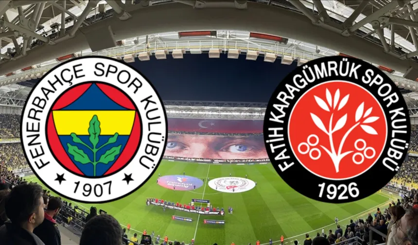 MAÇ SONUCU! Karagümrük Fenerbahçe golleri kim attı, canlı maç anlatımı! Karagümrük Fenerbahçe maçı kaç kaç?