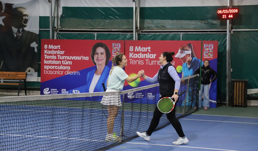Kadınlar Kortta Buluştu: 8 Mart Turnuvası Finalle Bitti