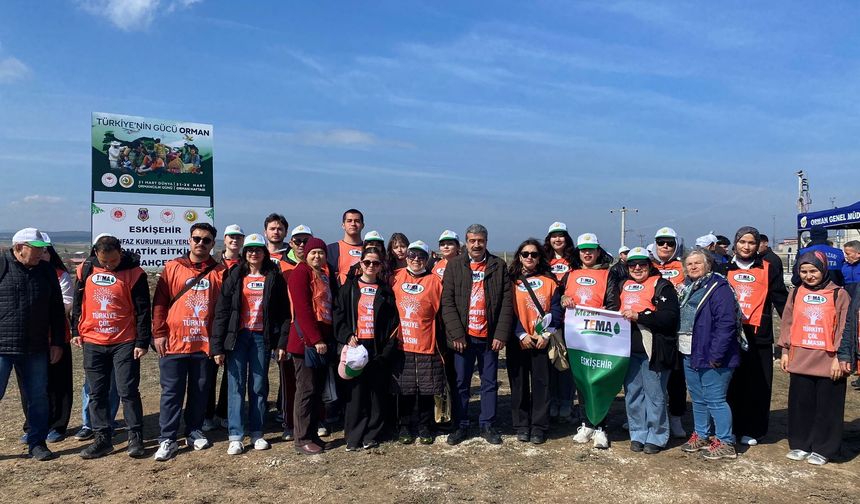 Eskişehir’de Fidanlar Toprakla Buluştu