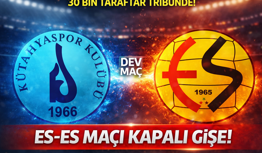 Eskişehirspor – Kütahyaspor Maçı Kapalı Gişe! Tribünler Dolup Taşacak