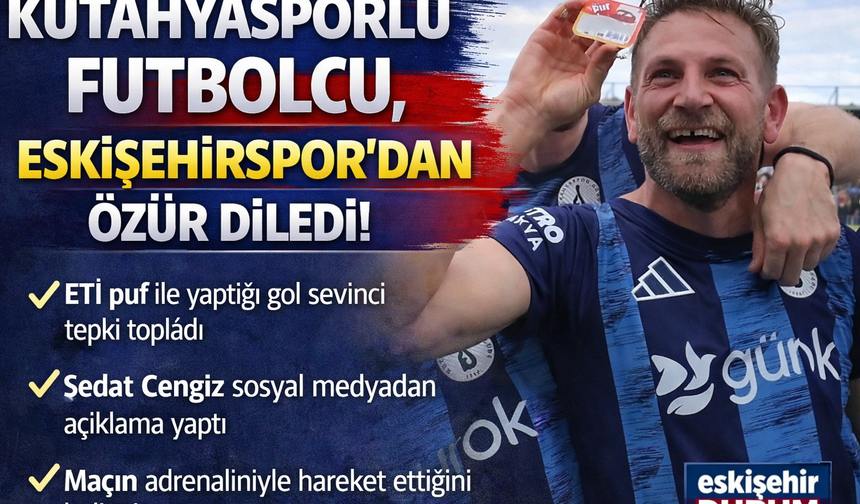 Kütahyasporlu Sedat Cengiz Eskişehirspor’dan Özür Diledi!