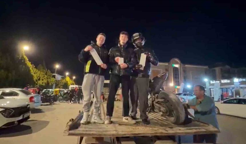 58 bin TL Ceza Sonrası Poz Verdi