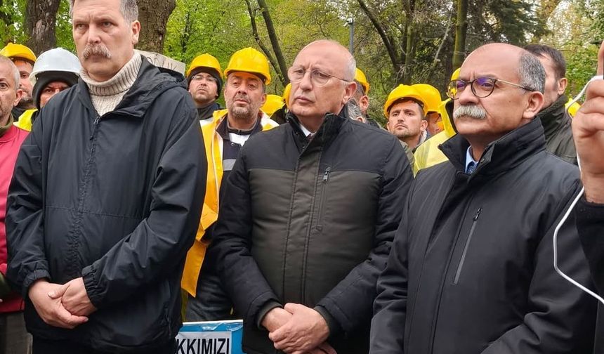 CHP Eskişehir Milletvekillerinden Haklarını Arayan Madencilere Ziyaret