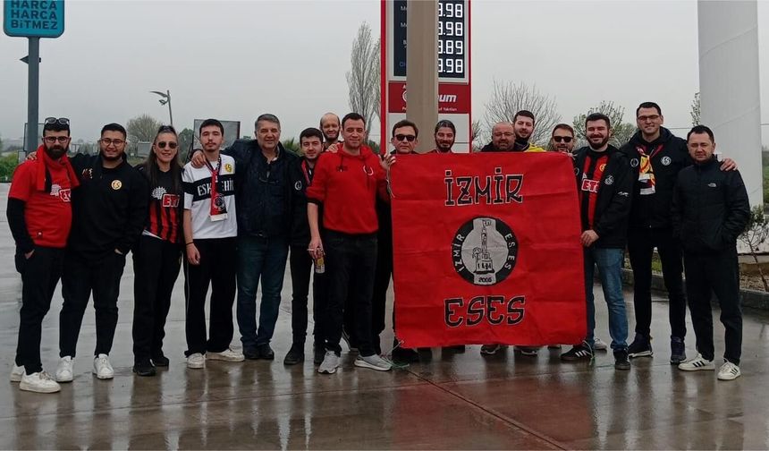 Es-Es Taraftarı Yollarda: Büyük Maça Büyük Destek