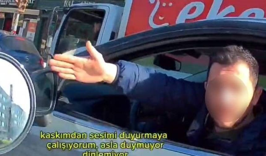 Eskişehir Trafiğinde Sürücüler Karşı Karşıya Geldi