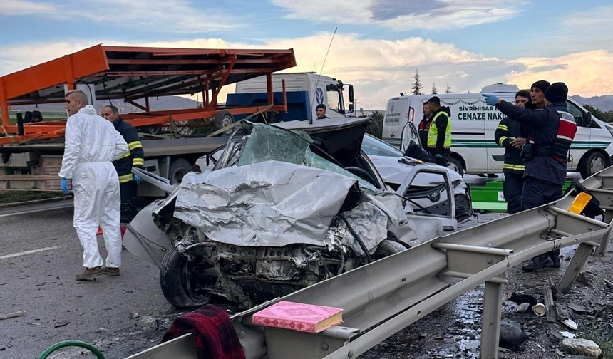 Eskişehir-Ankara yolunda Ölümlü feci kaza: 4 ölü, 2 yaralı
