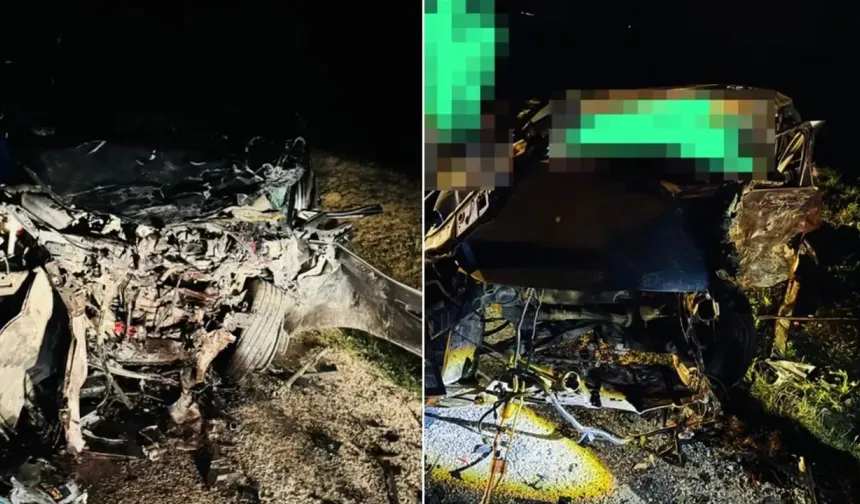 Günyüzü Kaymakamı trafik kazası geçirdi: 1 ölü, 2 yaralı! Araçlar hurdaya döndü