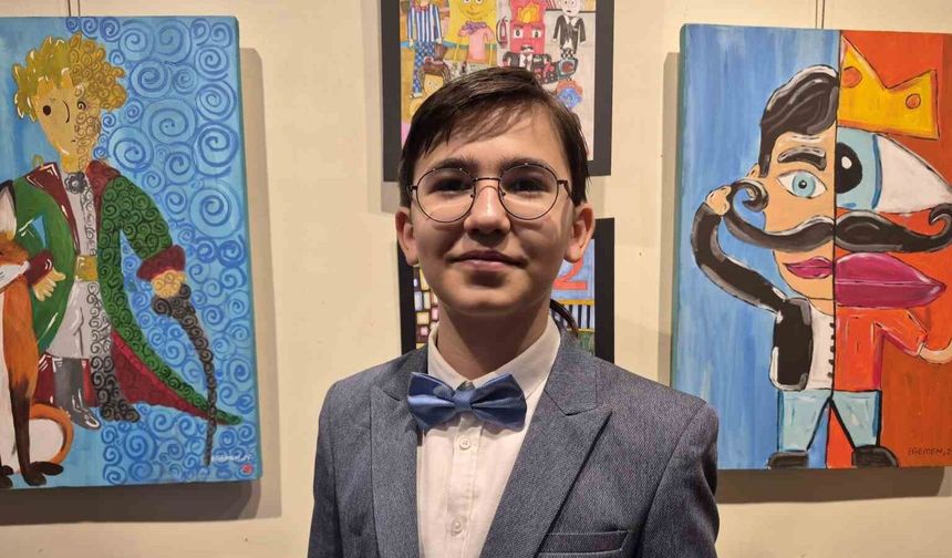 Küçük Yaşta Büyük Başarı: Kişisel Sergi Açtı