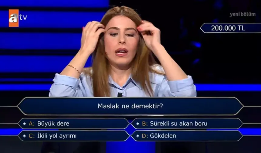 Maslak ne demektir (Kim Milyoner Olmak İster)?