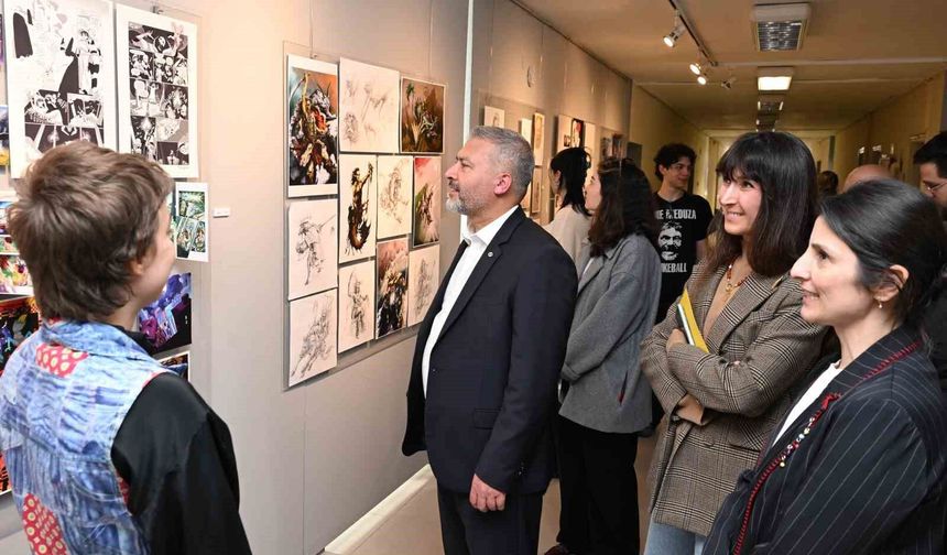 Öğrenci Sergileri Sanatseverlerle Buluştu