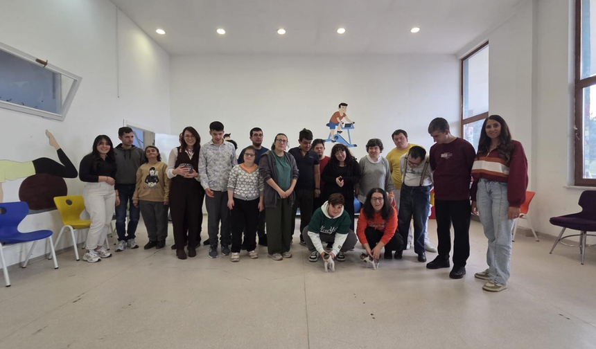 Özel çocuklardan sokak hayvanlarına yuva