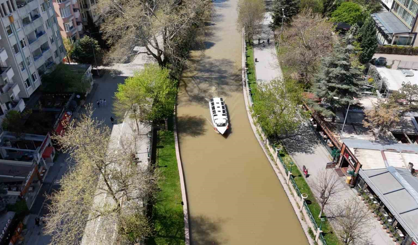 Porsuk’ta Yağış Sonrası Kahverengi Görüntü