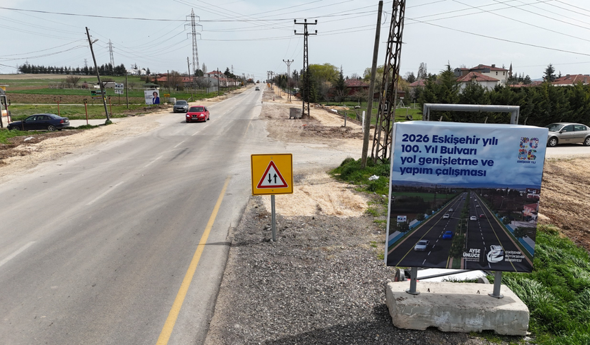 Sürücülere Nefes Aldıran Yol Çalışması