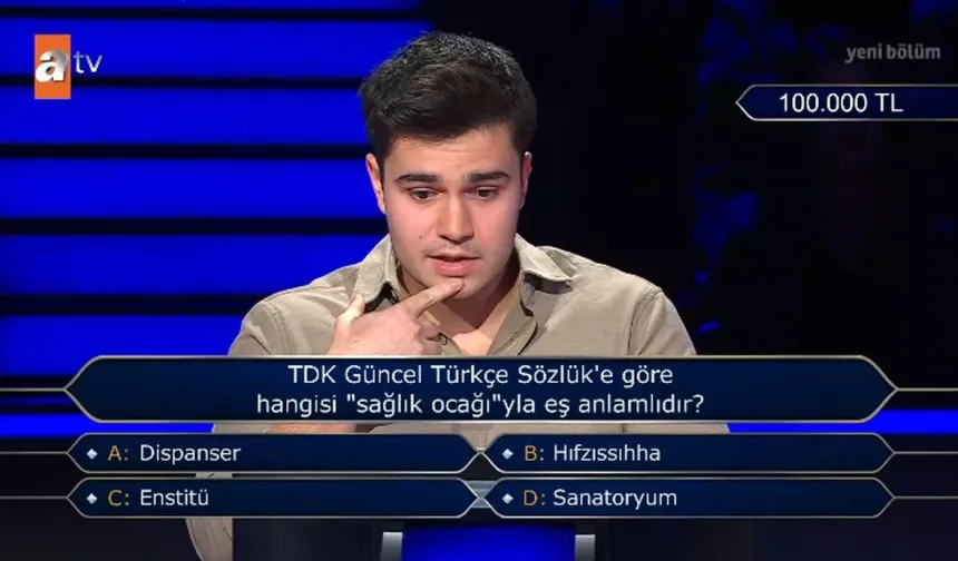 TDK Güncel Türkçe Sözlük'e göre hangisi "sağlık ocağı"yla eş anlamlıdır?