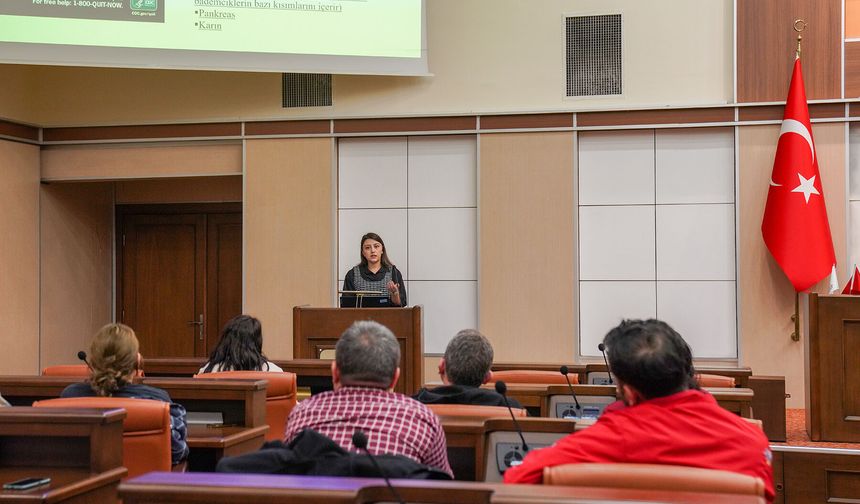 Tepebaşı Personeline Tütün Ürünleri Bırakma Eğitimi Verildi