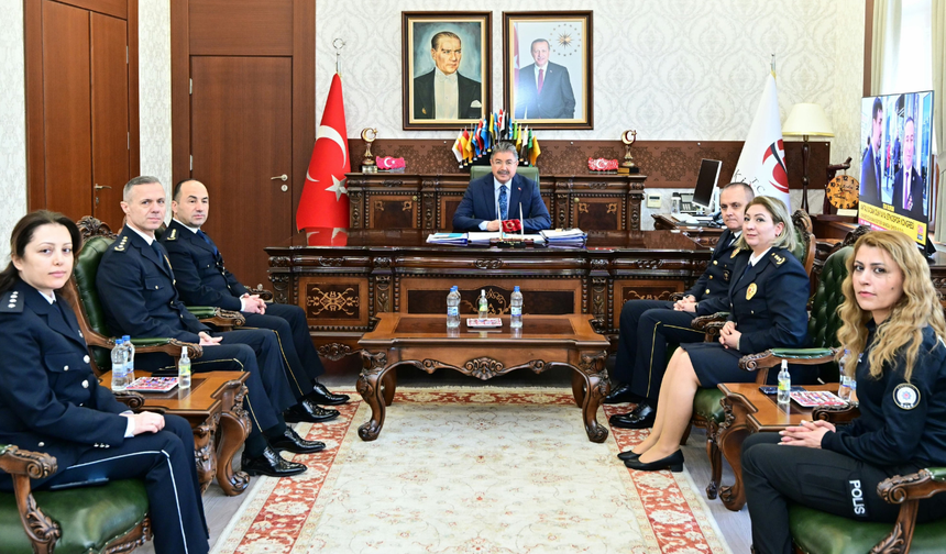 Vali Yılmaz Polisleri Makamında Ağırladı