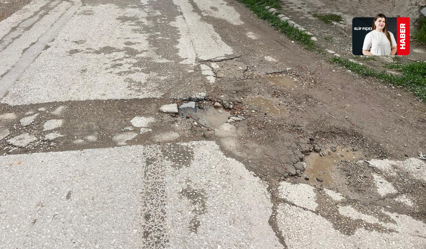 Tepebaşı İlçesindeki Şarhöyük Mahallesinde Vatandaşların Çukurlarla İmtihanı