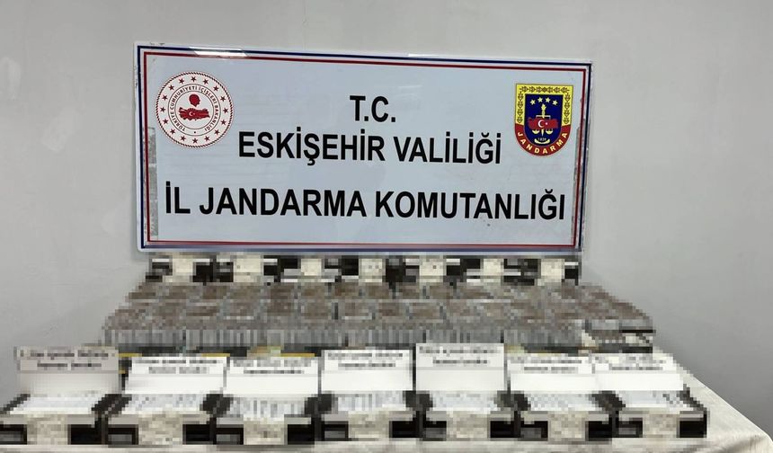 Jandarmadan Eskişehir’de 21 Bin Makaron Operasyonu