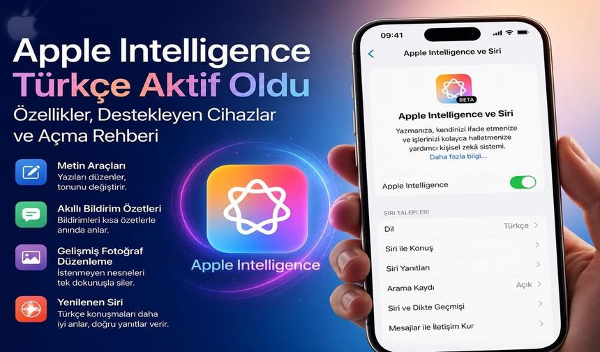 Ayarları Kontrol Edin: Apple Intelligence Türkçe Aktif Oldu