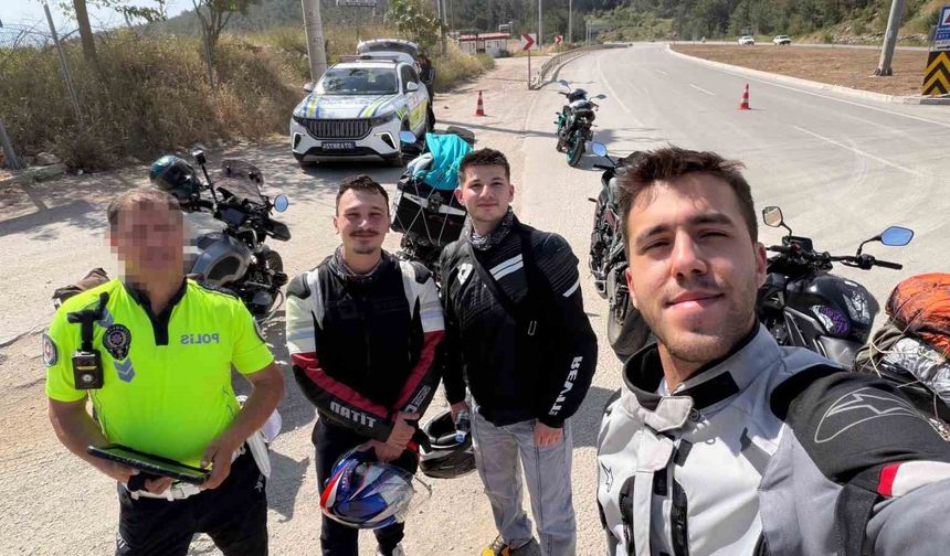 Eskişehirli Sürücüyle Polis Antalya’da Karşılaştı