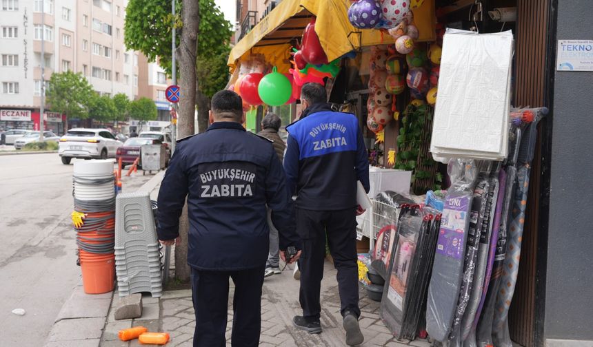 Eskişehir'de Zabıta Ekipleri İşgallere Karşı Denetimi Artırdı