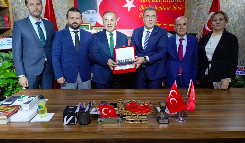 İMMİB Başkanı Çekiç’ten MHP İl Başkanı Sezer’e ziyaret