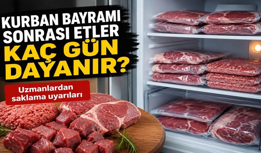 Kurban Bayramı Sonrası Etler Kaç Gün Dayanır?