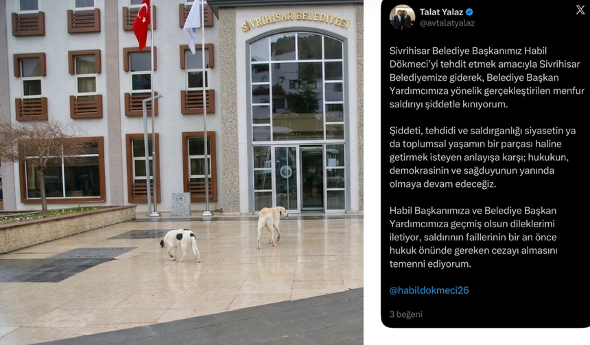 Sivrihisar Belediyesi'ne Yönelik Saldırıya Yalaz'dan Tepki