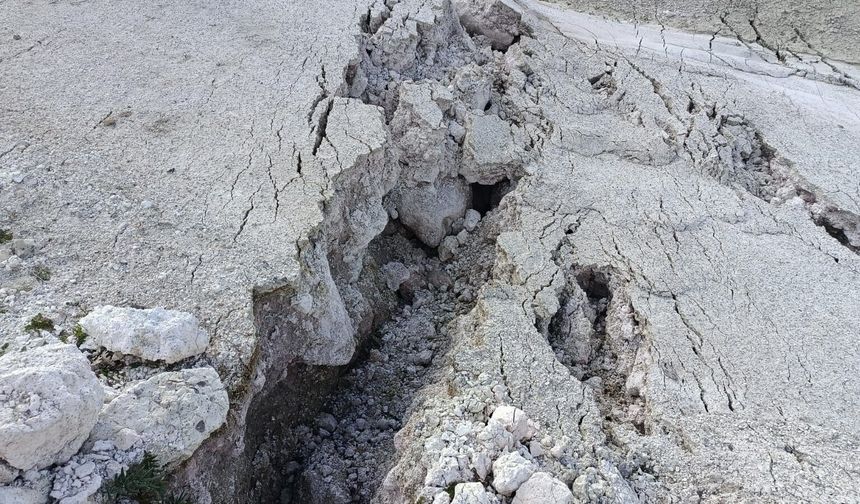 Bentonit Madeni Bölgesindeki Çökme Korku Yarattı