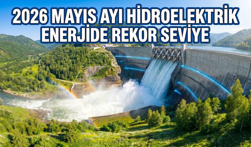 2026 Mayıs Ayı Hidroelektrik Enerjide Rekor Seviye