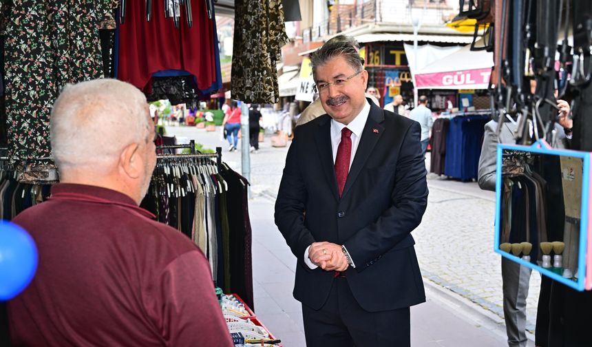 Vali Erdinç Yılmaz’dan Esnaf ve Vatandaşlarla Yakın Temas