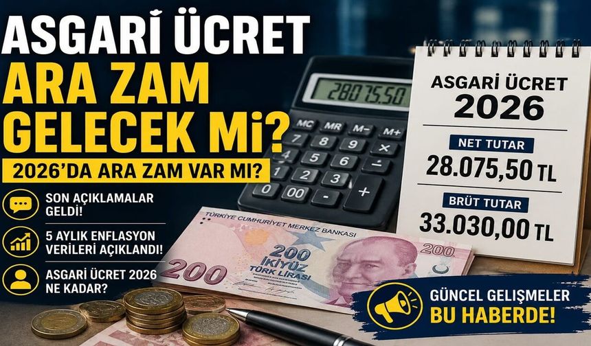 Asgari Ücret Ara Zam Gelecek mi? 2026’da Ara Zam Var mı?